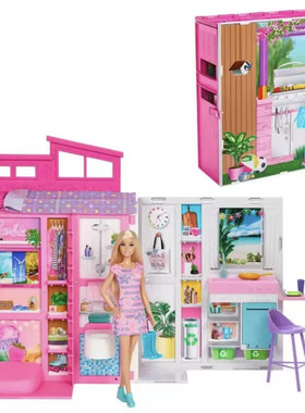 Barbie芭比娃娃梦幻生态屋公主