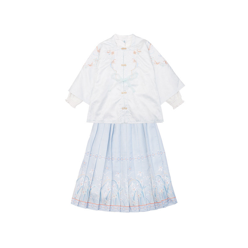 厵女童宝宝花蝶汉服套装