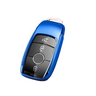 奔驰新E级粉色钥匙扣全包E200L防刮新E300L汽车外壳TPU软胶保护套