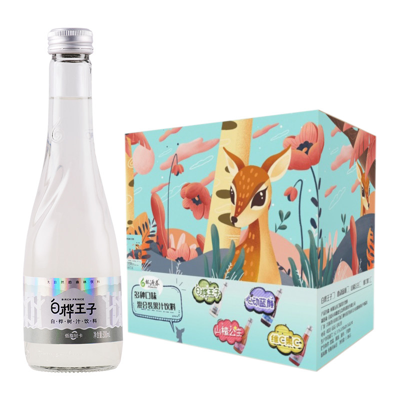长白山白桦树汁饮料6瓶*300ml