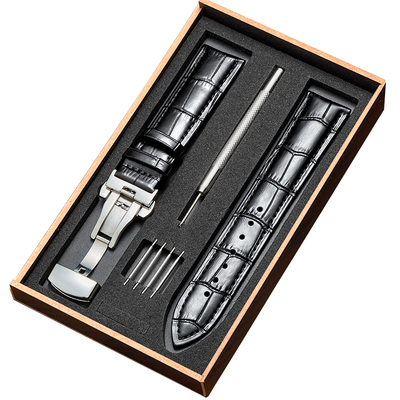 适配罗西尼表带真皮男女针扣表链