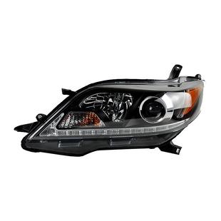 秀山塞纳11-19款大灯总成赛纳改装透镜LED日行灯氙气大灯总成