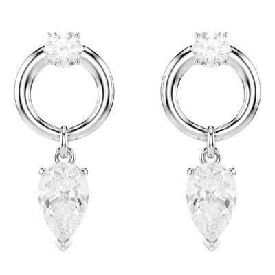 【新品】施华洛世奇Mesmera梨形切割水滴形耳环耳坠耳钉轻奢配饰