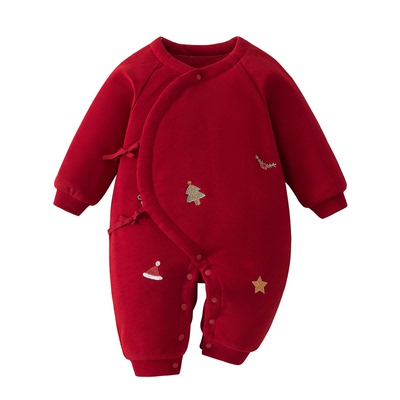 新生婴儿保暖和尚服宝宝连体衣