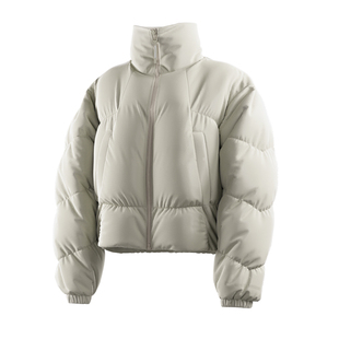 Monster Guardians恣意系列运动羽绒服女短款保暖蓬松面包服外套