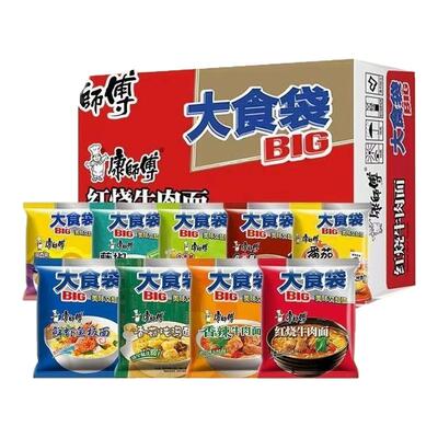 康师傅大食袋24包整箱方便面
