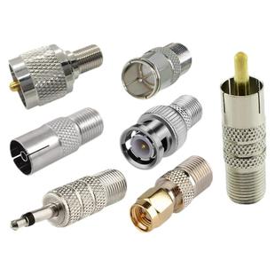 FM收音机转接头组合音响家用功放TV公母耳机头莲花头sl16/SMA/BNC