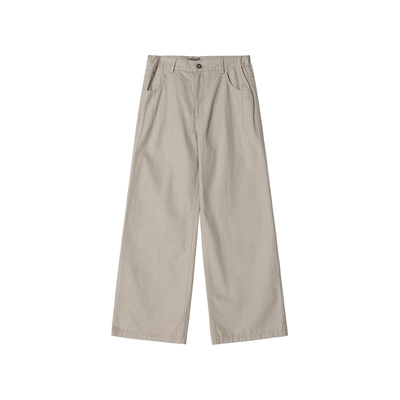 【ROW同源】Unvesno(UN)做旧四级裤休闲通勤水洗斜纹J01直筒裤