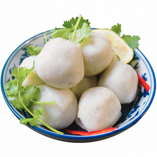 正宗潮汕汕头特产达濠老二那哥鱼丸火锅丸500g送沙茶酱2件包顺丰