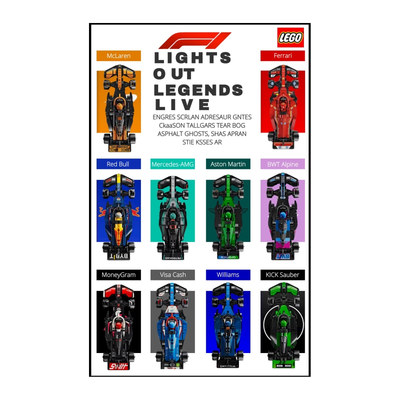 乐SPEED高全家福大合集F1相框