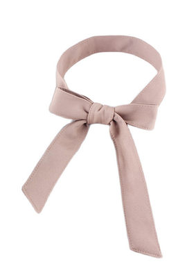 黑色布腰带配风衣西装女毛衣裙子