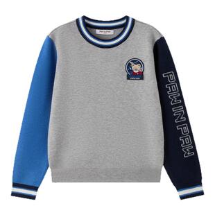 【商场同款】PawinPaw卡通小熊童装25年冬季新款男童圆领毛衣宽松