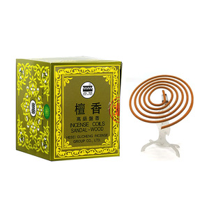 古城香业慈云牌檀香盘香卫生香室内熏香净化空气礼佛安神去除异味
