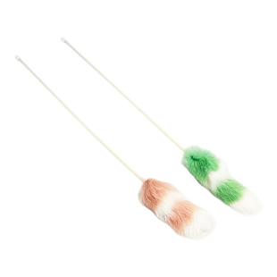 Zayn咱吖丨真兔毛逗猫棒 纯手工耐咬赛级猫咪玩具丰荣玩具耐抓咬
