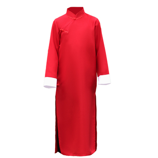 儿童相声服大马褂表演服装说书人快板民国长衫男童幼儿园演出服装