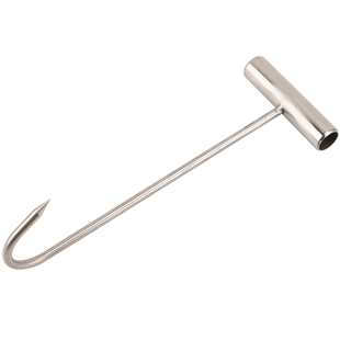 加粗丁字钩猪肉挂钩T型牛肉手拉钩羊肉拖钩子屠宰肉勾子菜篮子钩