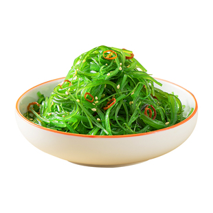 盖世海带丝开袋即食小包装大连裙带菜150g*6袋中华海草海藻沙拉