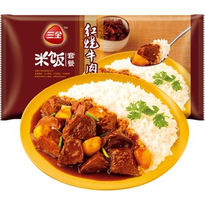 三全方便米饭红烧牛肉简易375g