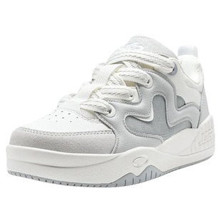 特步云朵鞋|女鞋板鞋2025春季新款休闲鞋小白鞋女款975118310052