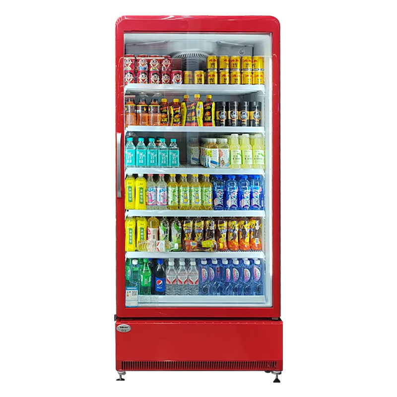 海容冷藏展示柜640/800L饮料啤酒保鲜柜超市冰箱立式超市风冷无霜
