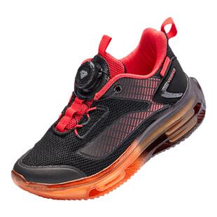 儿童运动鞋男童夏季单网透气软底一脚蹬中大童跑步鞋学习防滑单鞋