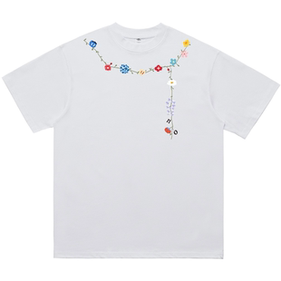 From Mars 编织起来 时尚设计感vibe宽松夏季休闲短袖T恤上衣百搭