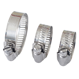 304不锈钢卡箍喉箍抱箍 水管卡扣 快装美式管夹管煤气管油管固定