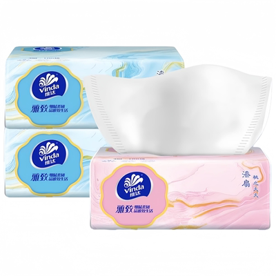 维达雅致300张大包抽纸实惠装