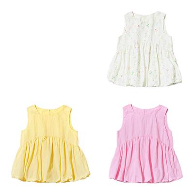 allblu幼岚【花仙子·空气花苞背心】儿童背心25春夏新款女童蓬松