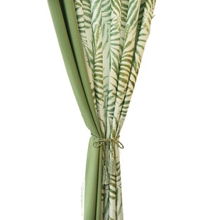 美式乡村成品特价印花加厚窗帘客厅卧室亚麻拼接棉麻遮光窗帘定制