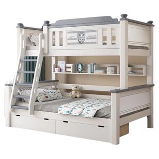 互不干扰姐弟多功能上下双层床儿童实木子母小户型经济双人高低床