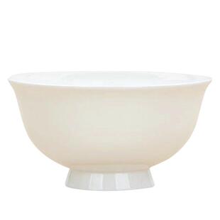 高档骨瓷4.5/5/6/7英寸碗盘纯白釉下彩陶瓷菜/深盘大面碗饭碗泡面