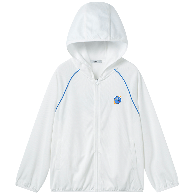 MQD童装男童连帽防晒服中大童防晒衣儿童皮肤衣韩版洋气外套
