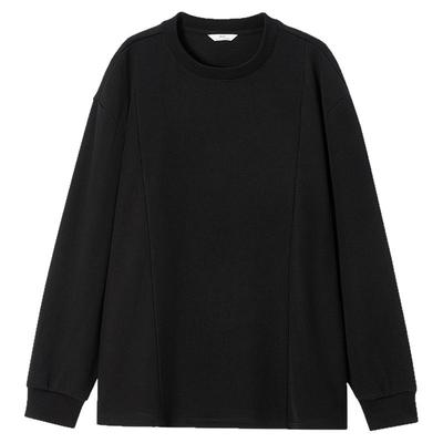 商场同款流石男装白色长袖T恤潮