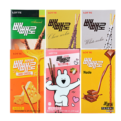 乐天派派乐巧克力曲奇棒