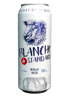 乌克兰进口小绵羊白啤酒500ml