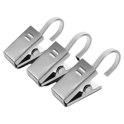 窗帘夹子挂钩不锈钢夹子扣环