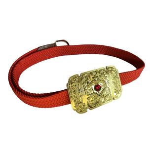 卿子赋原创童装汉服配饰明制三台带儿童腰带革带宫绦配飞鱼服新款