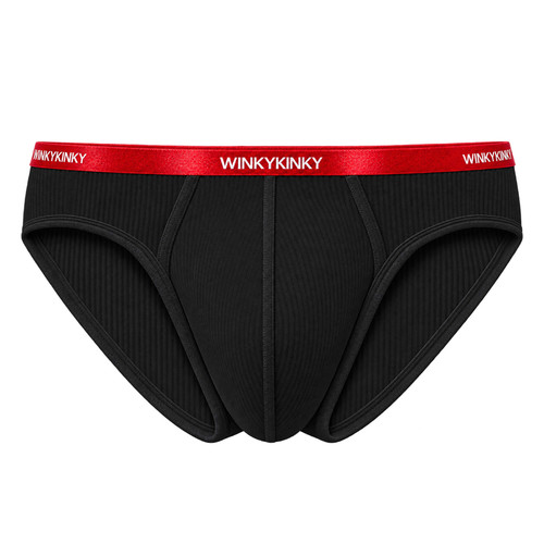 WINKYKINKY红线系列｜男士三角内裤棉轻奢设计感低腰运动内裤