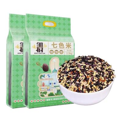 真空包装七色糙米5斤装低脂饱腹