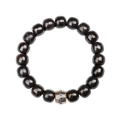 男女款正宗陨石手链黑金刚促循环