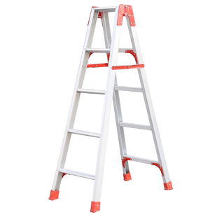 奥誉加宽加厚2米铝合金梯子人字工程梯具折叠装修家用攀爬扶梯凳