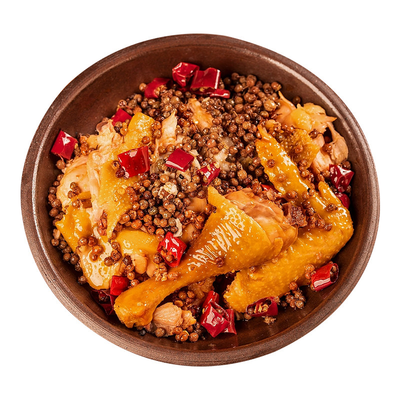 蜀德福蜀德福椒麻鸡正宗四川特产麻椒鸡藤椒美食预制菜官方旗舰店