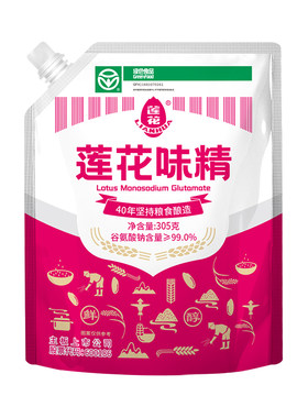 莲花味精305g/袋家用食用加量装