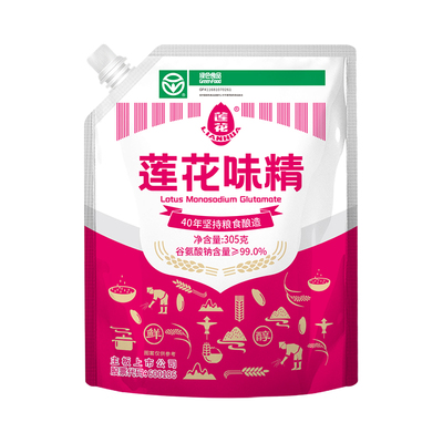 莲花味精305g/袋家用食用加量装