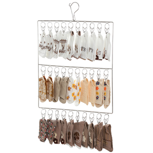 挂帽子收纳神器宝宝帽架支架衣柜挂钩夹子包包挂架袜子晾晒架家用