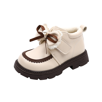 女童冬季公主风儿童鞋加厚棉靴