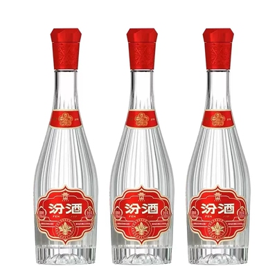 汾酒献礼版53度500ml*3瓶白酒