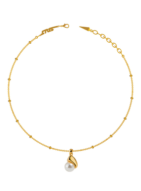 盐岛水滴挂坠项链项链