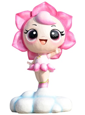 彩虹花仙子爱心气球装饰厂家直销